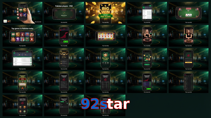 Main screen of 92Star bet page for PK players